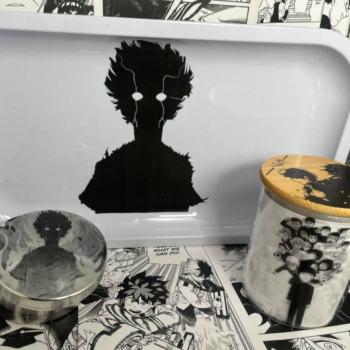 Mob Manga Grinder, Jar, Rolling Tray Set