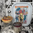 Team 7 Naruto Sasuke Sakura Grinder, Jar, Rolling Tray Set