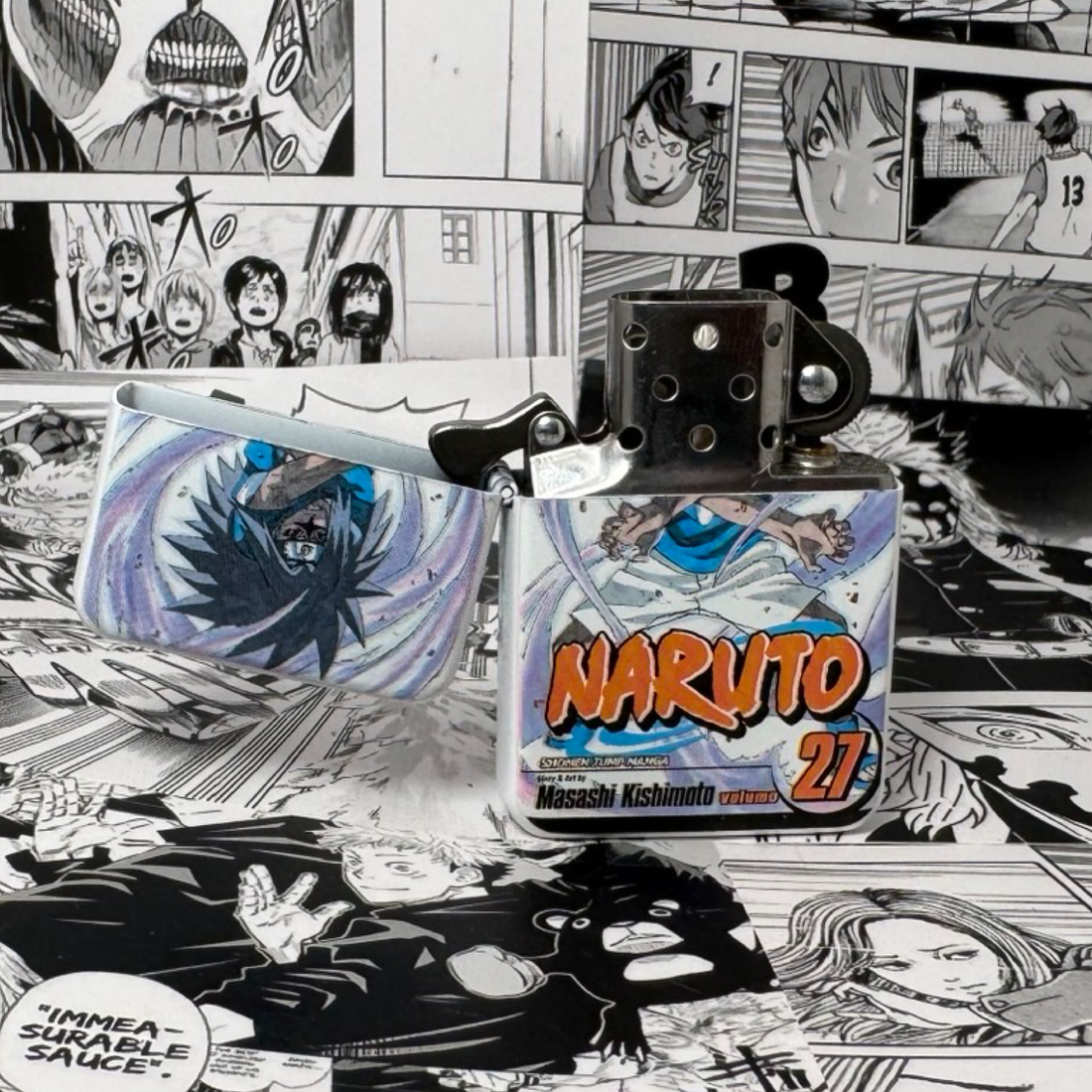 Cursed Sasuke Manga Cover 27 Lighter