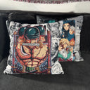 Zoro Pirate Hunter Hand-Woven Tapestry Cushion Case, Anime Pillow Cover