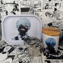 Kaneki Manga Grinder, Jar, Rolling Tray Set