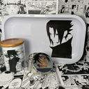 Kid Sasuke Grinder, Jar, Rolling Tray Set