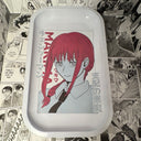 Makima Rolling Tray - Custom Large Metal Tray for Smoking, Rolling, and Storage