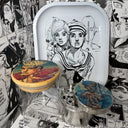 Gappy Hands Grinder, Jar, Rolling Tray Set