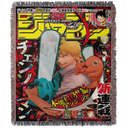 Denji & Poochita Hand Woven Tapestry, Blanket, Rug