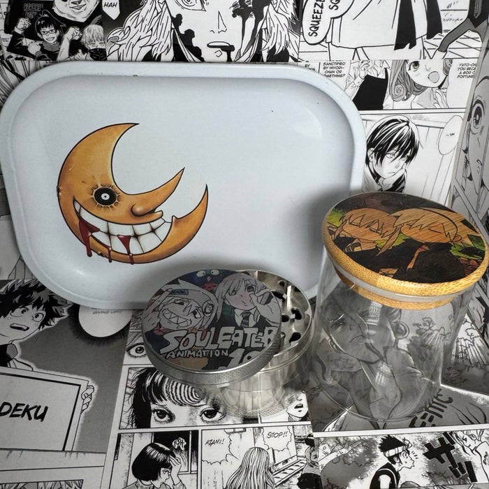 Soul and Maka Grinder, Jar, Rolling Tray Set