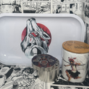 Mononoke and Moro Grinder, Jar, Rolling Tray Set