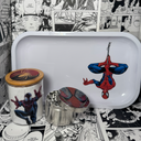 Spiderman Web Eyes Grinder, Jar, Rolling Tray Set