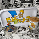 Simpsons Family Grinder, Jar, Rolling Tray Set