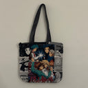 Howls Moving Castle Woven Tapestry Tote Bag