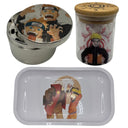 Naruto Anime Spice Grinder, Stash Jar, Rolling Tray Set - spicedanime