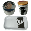 Kid Sasuke Grinder, Jar, Rolling Tray Set