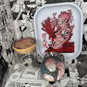 Sukuna Grinder, Jar, Rolling Tray Set