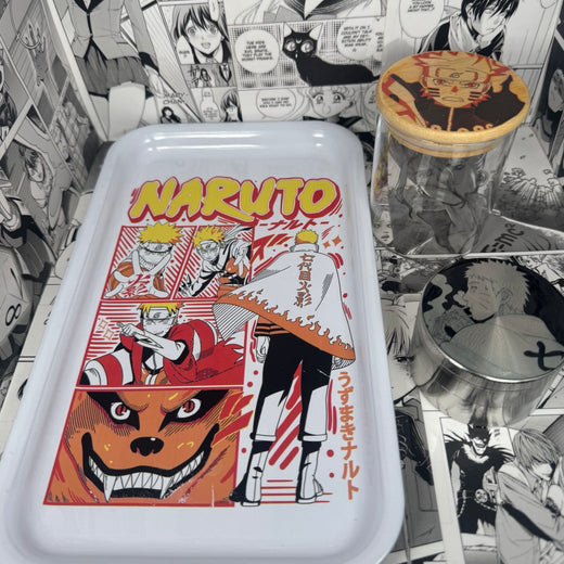 Naruto Hokage Grinder, Jar, Rolling Tray Set