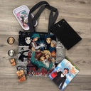 Howls Moving Castle Woven Tapestry Tote Bag