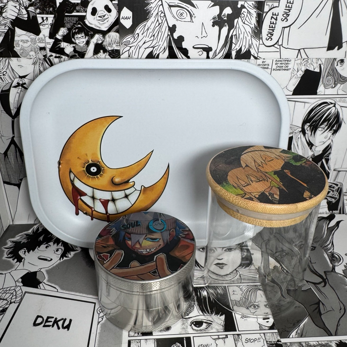 Soul Evans Grinder, Jar, Rolling Tray Set