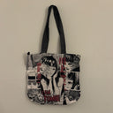 Tomie Woven Tapestry Tote Bag
