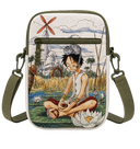Meditating Luffy Tapestry Sling Bag