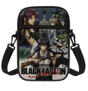 Black Lagoon Tapestry Sling Bag