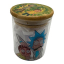 Rick and Morty Cartoon Spice Grinder, Stash Jar, Rolling Tray Set - spicedanime