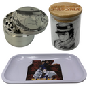 Sugimoto Manga Grinder, Jar, Rolling Tray Set