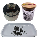 Piccolo Meditating Grinder, Jar, Rolling Tray Set