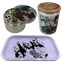 Giyu Manga Color Grinder, Jar, Rolling Tray Set
