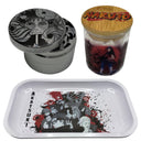 Naruto Anime Spice Grinder, Stash Jar, Rolling Tray Set - spicedanime