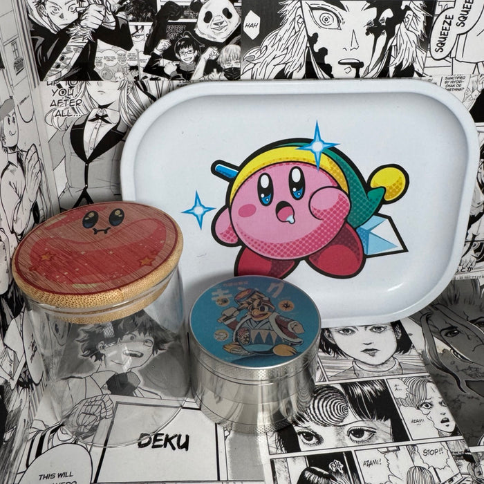King Dedede Grinder, Jar, Rolling Tray Set
