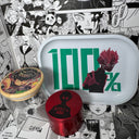 Red Mob Grinder, Jar, Rolling Tray Set