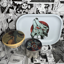 Mononoke and Moro Grinder, Jar, Rolling Tray Set