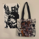 Gear 5 Luffy & Lucci Woven Tapestry Tote Bag