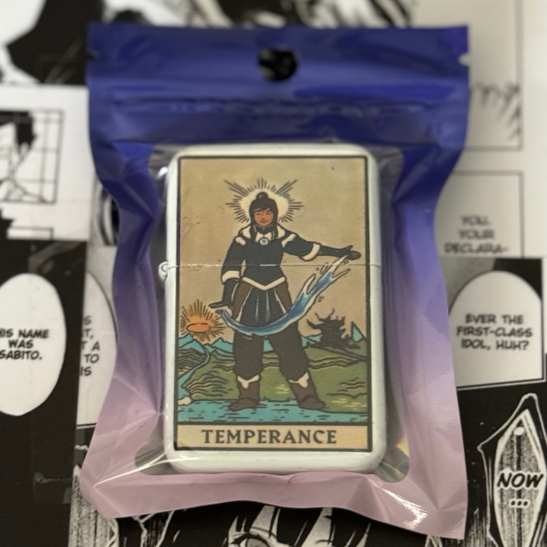 Avatar Korra Temperance Tarot Card Lighter