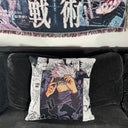 Blind Gojo Hand-Woven Tapestry Cushion Case, Anime Pillow Cover