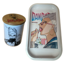 Grandma Seiko Grinder, Jar, Rolling Tray Set