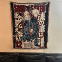 Maka and Soul Hand Woven Cozy Rug | Manga Tapestry Throw | Suitable As Blanket