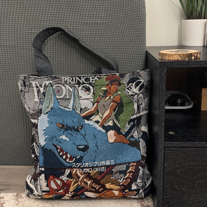Princess Mononoke Woven Tapestry Tote Bag