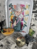 Rainbow Turbo Gran Grinder, Jar, Rolling Tray Set