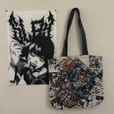 Jotaro & Star Platinum Woven Tapestry Tote Bag