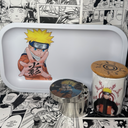 Naruto Kunai Grinder, Jar, Rolling Tray Set