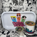 Cute Buttercup Grinder, Jar, Rolling Tray Set
