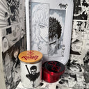 Sacrifice Brand Grinder, Jar, Rolling Tray Set