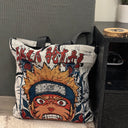 Nine Tails Naruto Woven Tapestry Tote Bag