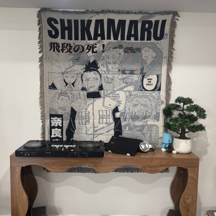 Shikamaru Hand Woven Tapestry, Blanket, Rug