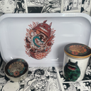 Cute Totoro Grinder, Jar, Rolling Tray Set