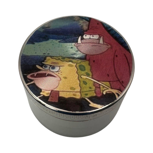 Spongebob Squarepants Cartoon Spice Grinder, Stash Jar, Rolling Tray Set - spicedanime