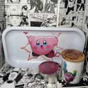 Cute Kirby Grinder, Jar, Rolling Tray Set