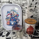 Burning Calcifer Grinder, Jar, Rolling Tray Set