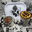 Super Saiyan Broly Grinder, Jar, Rolling Tray Set