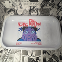 Okarun Rolling Tray - Custom Large Metal Tray for Smoking, Rolling, and Storage